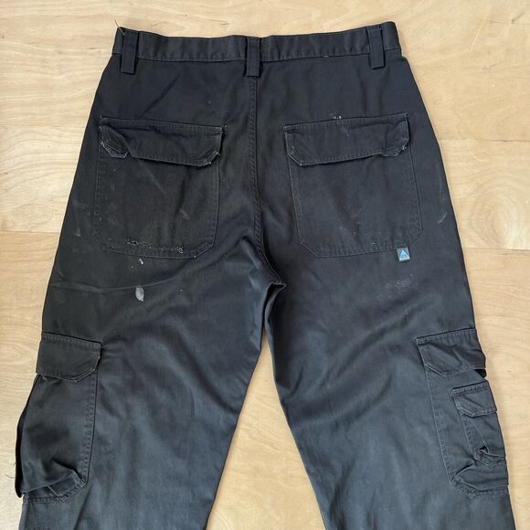 Vintage Levis Silver Tab Cargo Pants 33 Gray 90s Baggy Streetwear Skater - Picture 8 of 10